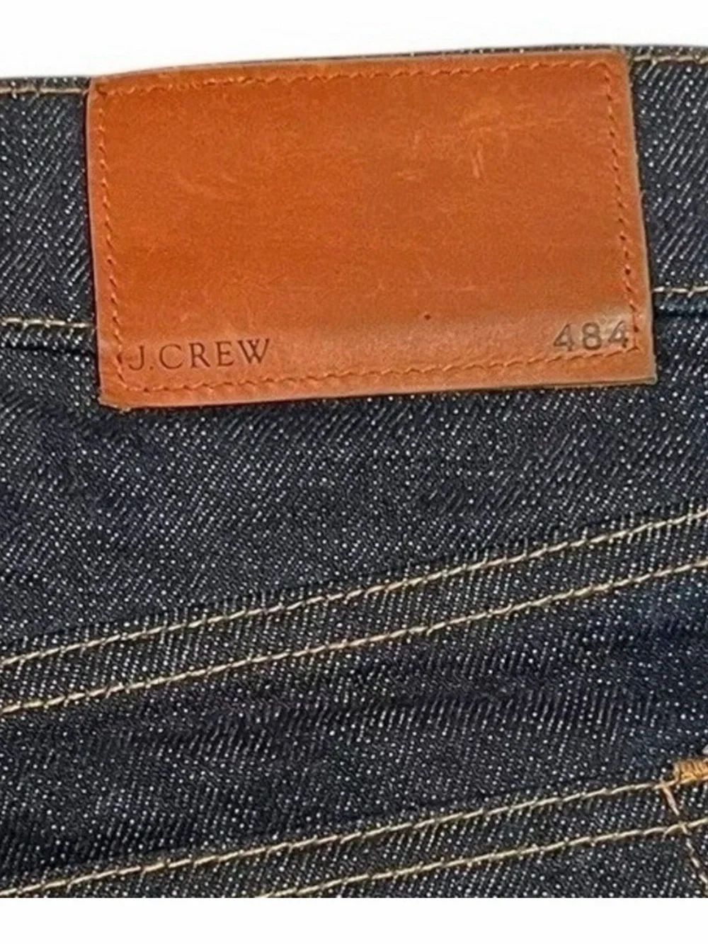 J. Crew Men’s Dark Indigo Straight Selvedge Jeans